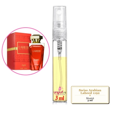 Mostra fiola din Parfumul Swiss Arabian Laheed 1192, decant sticla cu pulverizator - Img 2