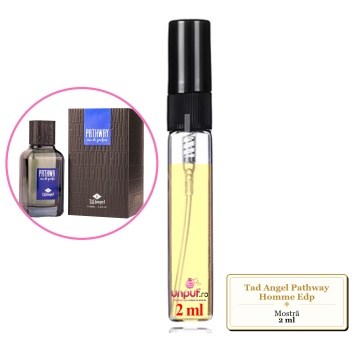 Mostra fiola din Parfumul Tad Angel Pathway Homme Edp, decant sticla cu pulverizator