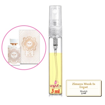 Mostra fiola din Parfumul Zimaya Musk Is Great, decant sticla cu pulverizator - Img 3
