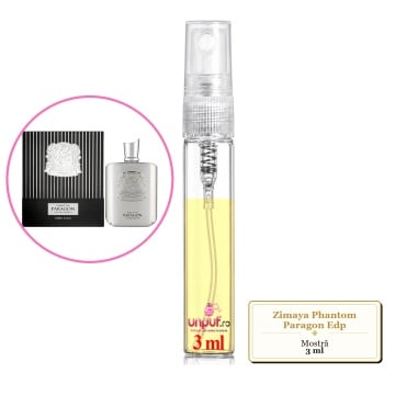 Mostra fiola din Parfumul Zimaya Phantom Paragon Edp, decant sticla cu pulverizator - Img 3