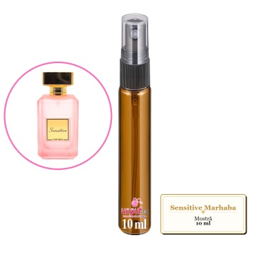Mostra fiola din Sensitive Marhaba, decant sticla cu pulverizator - Img 4