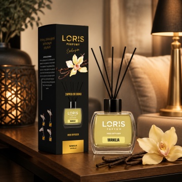 Odorizant de Cameră cu Bețișoare Parfumate Loris Vanilie, 120 ml, Esență Vanilla, Miros Dulce și Persistent - Img 3