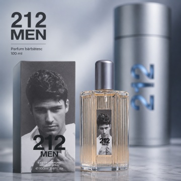Parfum 212 Men, Apă de Parfum Bărbat, 100 ml, Inspirat din 212 Men Carolina Herrera