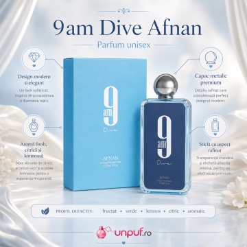 Parfum Afnan 9 Am Dive 100 ml - Img 3