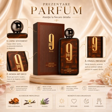 Parfum Afnan 9 Pm Elixir 100 ml Barbat - Img 3