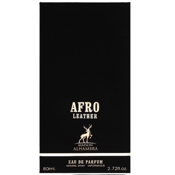 Parfum Afro Leather Maison Alhambra 80 ml, Apa De Parfum, Unisex - Img 4