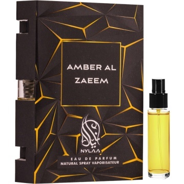 Parfum Amber Al Zaeem Eau de Parfum 2ml, tip arăbesc, Unisex, Damă, Bărbat