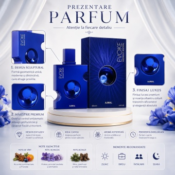 Parfum Arăbesc Ajmal Evoke Midnight Ed. Him 90 ml, Damă, edp - Img 7