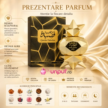 Parfum Arăbesc Ajmal Qasida Dahabia 60 ml, Damă, edp - Img 3