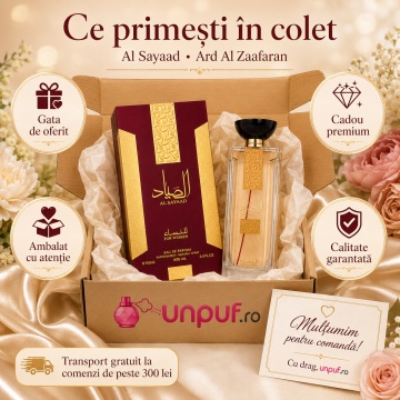 Parfum Arăbesc Al Sayaad Women Ard Al Zaafaran 100 ml, Apă de Parfum Damă, Aromă Feminină Floral Lemnoasă Inspirată de Good Girl - Img 4