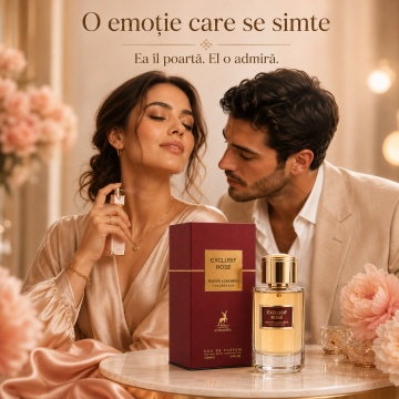 Parfum Arăbesc Alhambra Exclusif Rose Maison Alhambra 100 ml, Apă de Parfum Unisex, Damă și Bărbat, Aromă Floral Orientală, Inspirat Delina Exclusif - Img 5