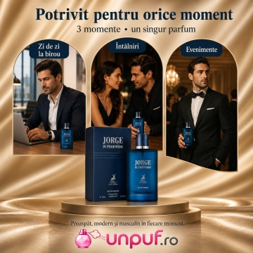Parfum Arăbesc Alhambra Jorge Di Profondo Maison Alhambra 100 ml, Apă de Parfum Bărbați, Aromă Acvatic Proaspătă, Inspirat Acqua di Gio Profondo - Img 6