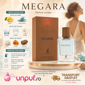 Parfum Arăbesc Alhambra Megara Maison Alhambra 50 ml, Apă de Parfum Unisex, Damă și Bărbat, Aromă Oriental Modernă, Inspirat Megamare - Img 9