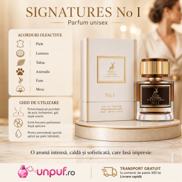 Parfum Arăbesc Alhambra Signatures No. 1 50 ml, Apă de Parfum Unisex, Damă și Bărbat, Maison Alhambra, Inspirat Cuir Intense, Aromă Verde Aromatică cu Bergamotă, Frunze Verzi, Mentă, Ceai Verde, Ierburi Aromatice, Lavandă, Cedru, Mosc și Vetiver - Img 9