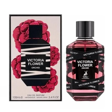 Parfum Arăbesc Alhambra Victoria Flower Orchid 100 ml, Apă de Parfum Damă, Maison Alhambra, Inspirat Flowerbomb Ruby Orchid, Aromă Floral Fructată cu Bergamotă, Fructe Delicate, Pară, Bujor, Flori Albe, Iasomie, Trandafir, Lemn Alb, Mosc și Vanilie - Img 11