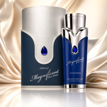 Parfum Arăbesc Armaf Magnificent Blue Pour Homme 100 ml, Apă de Parfum Bărbat, Aromă Acvatică Proaspătă, Masculină și Elegantă, Inspirată de Pure XS