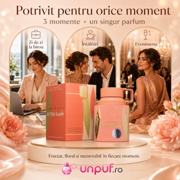 Parfum Arăbesc Armaf Odyssey Lichi Lush 100 ml, Apă de Parfum Damă, Aromă Fructat Florală, Fresh, Luminoasă și Feminină - Img 6