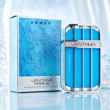 Parfum Arăbesc Armaf Ventana Marine 100 ml, Apă de Parfum Bărbat, Aromă Aromatic Proaspătă, Fresh Acvatică, Citrică și Elegantă, Inspirată de Imagination