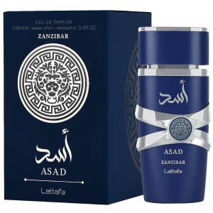Parfum Arăbesc Asad Zanzibar Lattafa 100 ml, Apă de Parfum Bărbați, Inspirat Le Beau Jean Paul Gaultier, Aromă Floral Gurmandă cu Lavandă, Piper Negru, Iris, Nucă de Cocos, Sare, Tămâie și Vanilie - Img 11