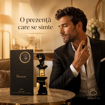 Parfum Arabesc Bărbați His Confession Lattafa, Eau de Parfum 100 ml, Intens Elegant Sofisticat - Img 4