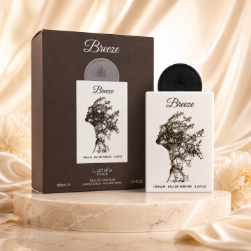 Parfum Arăbesc Breeze Lattafa Pride 100 ml, Apă de Parfum Unisex, Damă și Bărbat, Inspirat 724, Aromă Oriental Lemnoasă Curată și Luminoasă cu Bergamotă, Cardamom, Lăcrămioară, Tămâie, Cedru, Lemn de Santal și Mosc