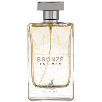 Parfum Arăbesc Bronze For Men Maison Alhambra 100 ml, Apă de Parfum Bărbați, Inspirat Orange For Men Hugo Boss, Aromă Lemnos Condimentată cu Măr Roșu, Coriandru, Piper, Tămâie, Note Lemnoase și Vanilie - Img 12