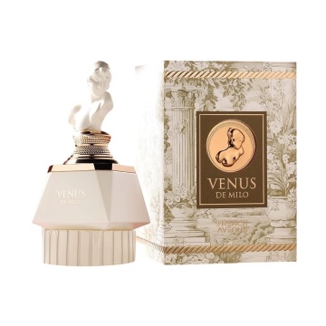 Parfum Arăbesc Damă Venus De Milo French Avenue 100 ml, Apă de Parfum, Inspirat de Stellar Times Louis Vuitton, Aromă Florală Luminoasă și Catifelată cu Flori Albe, Citrice, Vanilie, Caramel, Mosc, Note Pudrate, Ambră, Lemn de Cedru și Note Calde - Img 11
