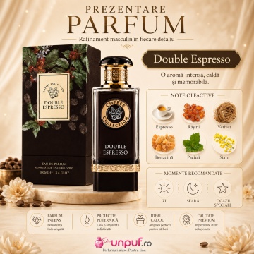 Parfum Arăbesc Double Espresso Fragrance World 100 ml, Apă de Parfum Unisex, Damă și Bărbat, Aromă Gurmandă de Cafea cu Espresso, Boabe de Cafea, Lapte, Cacao, Caramel, Tonka, Mosc și Vanilie - Img 7