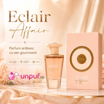 Parfum Arăbesc Eclair Affair French Avenue 100 ml, Apă de Parfum Unisex, Damă și Bărbat, Inspirat Giardini Di Toscana Bianco Latte, Aromă Dulce Gourmand cu Vanilie, Caramel, Cocos, Acorduri Ambrate, Citrice, Condimente, Flori Albe, Lavandă, Cedru, Ambră ș - Img 10