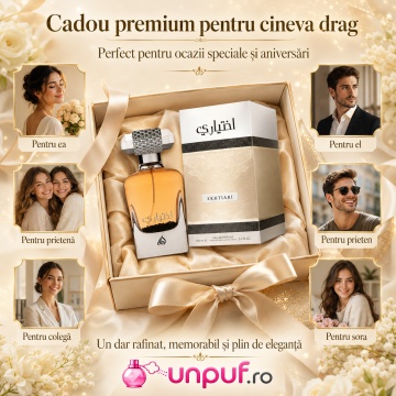 Parfum Arăbesc Ekhtiari Lattafa 100 ml, Apă de Parfum Damă, Aromă Aromatic Fougere cu Fructe, Mandarină, Gardenie, Iasomie, Boabe de Tonka, Mosc și Vanilie - Img 7