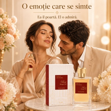 Parfum Arăbesc Emper Best Rouge 530 100 ml, Apă de Parfum Damă, Inspirat Baccarat Rouge 540, Aromă Oriental Ambrată Dulce și Sofisticată cu Citrice, Iasomie, Șofran, Lemn de Cedru, Ambră, Note Dulci, Ambroxan, Mosc și Rășini - Img 5