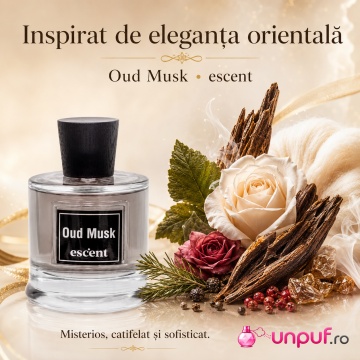 Parfum Arăbesc Escent Oud Musk Escent 100 ml, Unisex, Damă, Bărbat, edp - Img 8