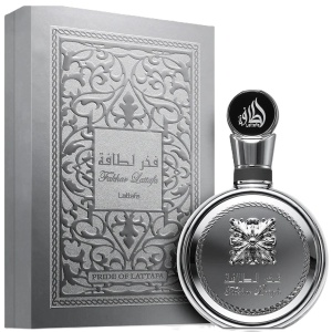 Parfum Arăbesc Fakhar Platin Lattafa Pride 100 ml, Apă de Parfum Bărbat, Aromă Aromatic Fougere cu Bergamotă, Cardamom, Piper Roz, Ghimbir, Guava, Lavandă, Palo Santo, Lemn de Santal și Tămâie - Img 11