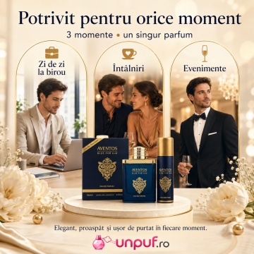 Parfum Arabesc Fragrance World Aventos Blue Eau De Parfum 100 Ml + Deo 50 Ml - Img 6