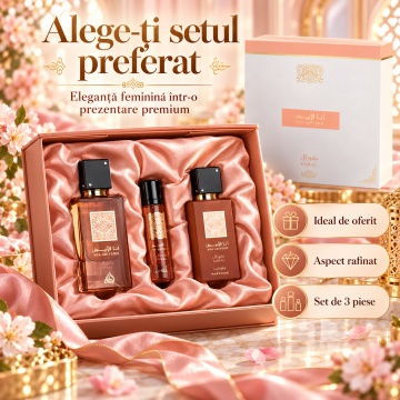 Parfum Arăbesc Gift Set Ana Abiyedh Coral 60Ml + 12 Ml Hairmist - Img 10