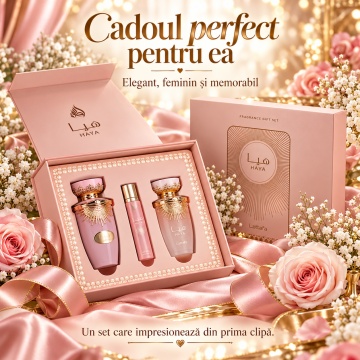 Parfum Arăbesc Gift Set Haya 100Ml + 12 Ml Hairmist - Img 5