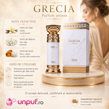Parfum Arăbesc Grecia White French Avenue 100 ml, Apă de Parfum pentru Damă, Inspirat Blanche Bête Les Liquides Imaginaires, Aromă Aromatic Orientală Cremoasă și Catifelată cu Vanilie, Acord Lactonic, Flori Albe, Tuberoză, Citrice, Condimente, Lemn de Ced - Img 9