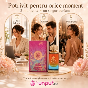 Parfum Arăbesc Kaheela Platinum Paris Corner 85 ml, Apă de Parfum Bărbat, Aromă Oriental Lemnoasă, Fresh, Verde, Condimentată și Seducătoare, Inspirată de Le Beau Le Parfum - Img 6
