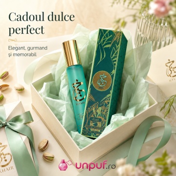 Parfum Arăbesc Khair Pistachio Paris Corner 15 ml, Apă de Parfum Unisex Damă și Bărbat, Aromă Gurmandă cu Nuci, Fistic, Bergamotă, Cardamom, Praline, Cremă, Flori Albe, Tonka, Mosc și Vanilie, Inspirată de Yum Pistachio Gelatto Kayali - Img 8