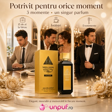 Parfum Arăbesc La Uno Million Elixir Fragrance World 100 ml, Apă de Parfum Bărbați, Aromă Lemnos Aromatică, Inspirat 1 Million Elixir Rabanne - Img 6