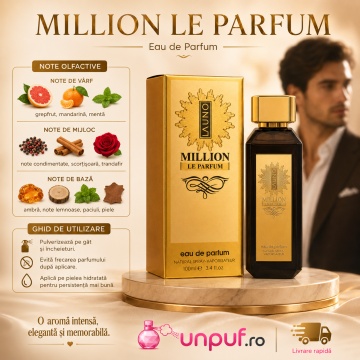 Parfum Arăbesc La Uno Million Le Parfum Fragrance World 100 ml, Apă de Parfum Bărbați, Aromă Pielărie Condimentată, Inspirat 1 Million Parfum Rabanne - Img 10