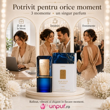 Parfum Arăbesc Lattafa Al Nashama Caprice 100 ml, Apă de Parfum Bărbat, Aromă Orientală Citric Condimentată - Img 10