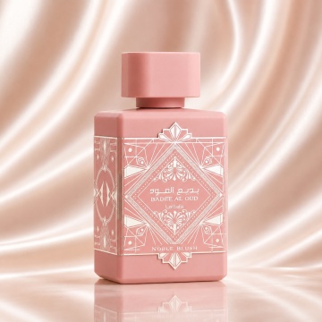 Parfum Arăbesc Lattafa Bade’e Al Oud Noble Blush 100 ml, Apă de Parfum Damă, Aromă Floral Gurmandă cu Lapte, Trandafir, Bezea, Migdale Amare, Santal, Mosc și Vanilie - Img 2