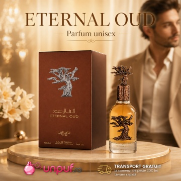 Parfum Arăbesc Lattafa Eternal Oud 100 ml, Apă de Parfum Unisex, Aromă Orientală Ambrată cu Prună, Vanilie și Tonka - Img 10