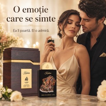 Parfum Arăbesc Lattafa Pride Kashan 100 ml, Apă de Parfum Damă, Aromă Lemnoasă Aromatică cu Piper, Salvie Tămâioasă, Zmeură, Cashmeran, Lemn de Santal și Mosc - Img 5