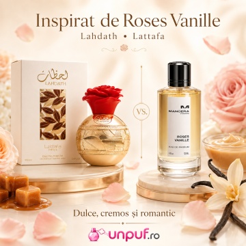 Parfum Arăbesc Lattafa Pride Lahdath EDP 80 ml Unisex, Inspirat Roses Vanille, Aromă Floral Gurmandă cu Trandafir, Vanilie, Mosc, Caramel, Lămâie și Lemn de Cedru - Img 8