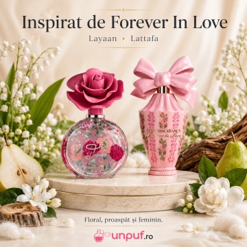 Parfum Arăbesc Lattafa Pride Layaan 75 ml, Apă de Parfum Damă, Aromă Florală Proaspătă cu Pară Verde, Mandarină, Lăcrămioare, Iasomie și Mosc - Img 9