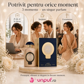 Parfum Arăbesc Lattafa Raed Absolu 100 ml, Apă de Parfum Bărbat, Aromă Proaspătă cu Mandarină, Măr, Portocală, Ylang Ylang, Vanilie și Mosc - Img 6