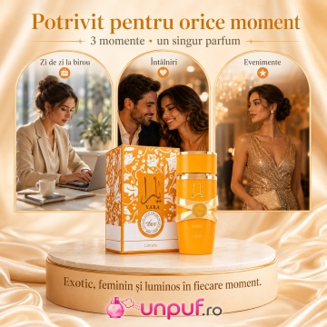 Parfum Arăbesc Lattafa Yara Tous 100 ml, Apă de Parfum Bărbat, Aromă Tropicală Dulce cu Mango, Nucă de Cocos, Fructul Pasiunii, Iasomie, Floare de Portocal, Vanilie și Acorduri Cremoase - Img 6