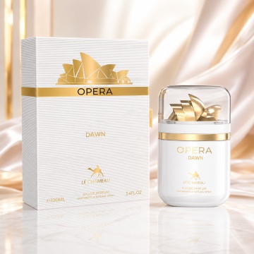 Parfum Arăbesc Le Chameau Opera Dawn EDP 100 ml Damă, Inspirat Burberry Her Elixir, Aromă Fructată Florală cu Căpșuni, Zmeură, Mure, Vișine, Vanilie, Mosc, Ambră și Paciuli